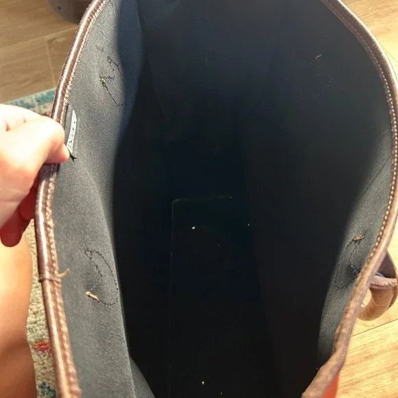 Lands End Waterproof Canvas Tote Bag - Picture 5 of 9